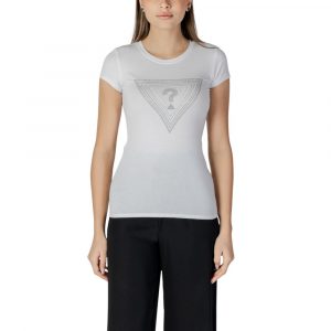 Guess T-Shirt aus weißer Baumwolle