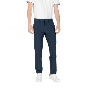 Hugo Boss Blaue Polyester-Skinny-Hose