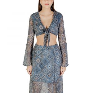 Only Blaues Oberteil aus recyceltem Polyester