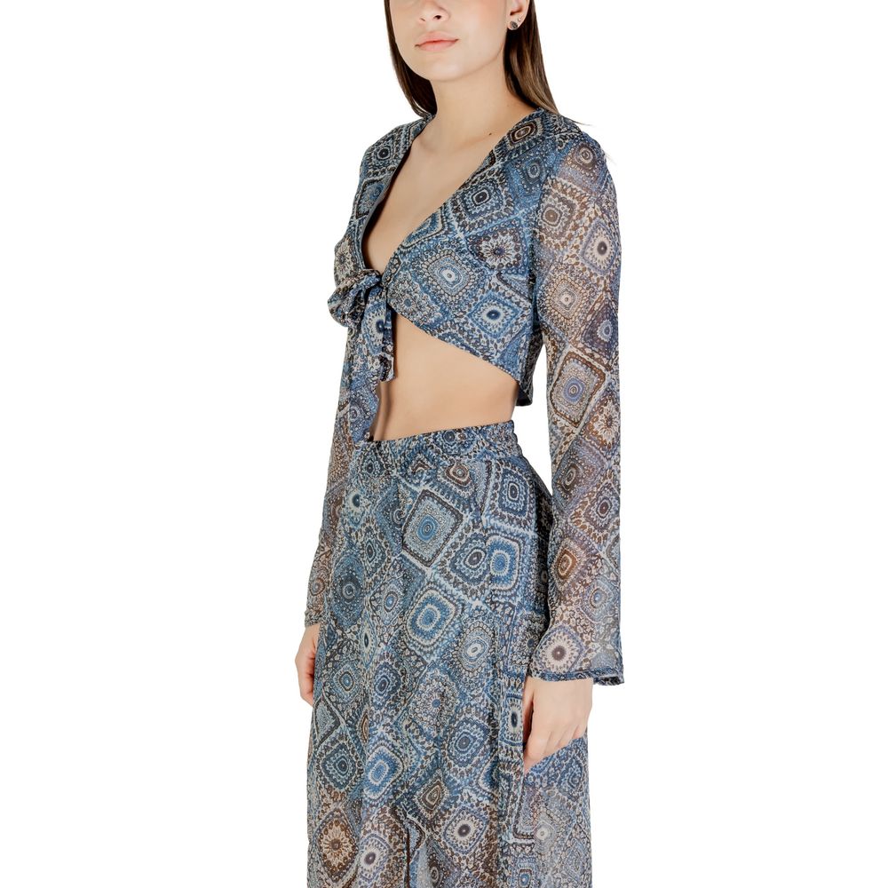 Only Blaues Oberteil aus recyceltem Polyester – Bild 4