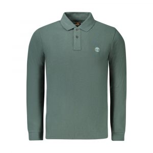 Timberland Grünes Baumwoll-Poloshirt für Männer