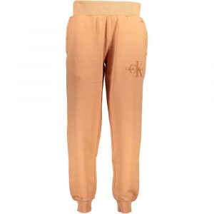 Calvin Klein Orangefarbene Baumwollhose