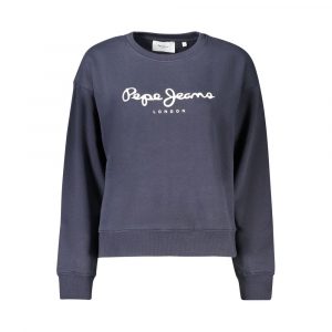 Pepe Jeans Blaues Baumwoll-Sweatshirt
