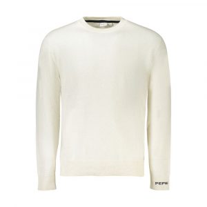 Pepe Jeans Weißer Baumwollpullover