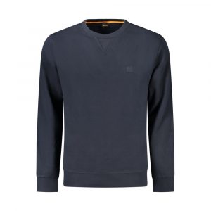 Hugo Boss Blaues Baumwoll-Sweatshirt