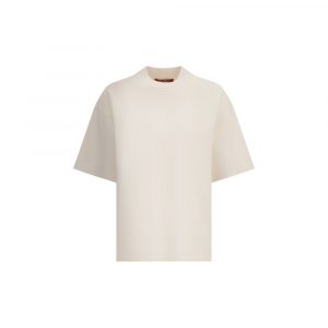 Max Mara Weißes Polyester-T-Shirt