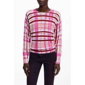 Desigual Rosa Viskose-Damenpullover