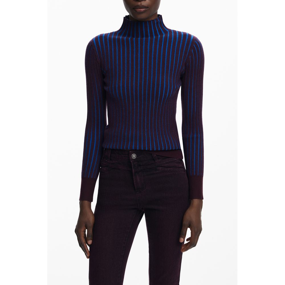 Desigual Brauner Polyester Pullover für Frauen