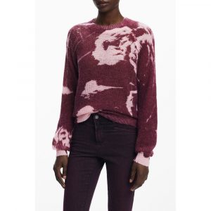 Desigual Rosa Pullover aus Wolle fĂŒr Frauen