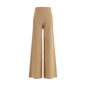 Max Mara Beigefarbene Wollhose im Casual-Stil