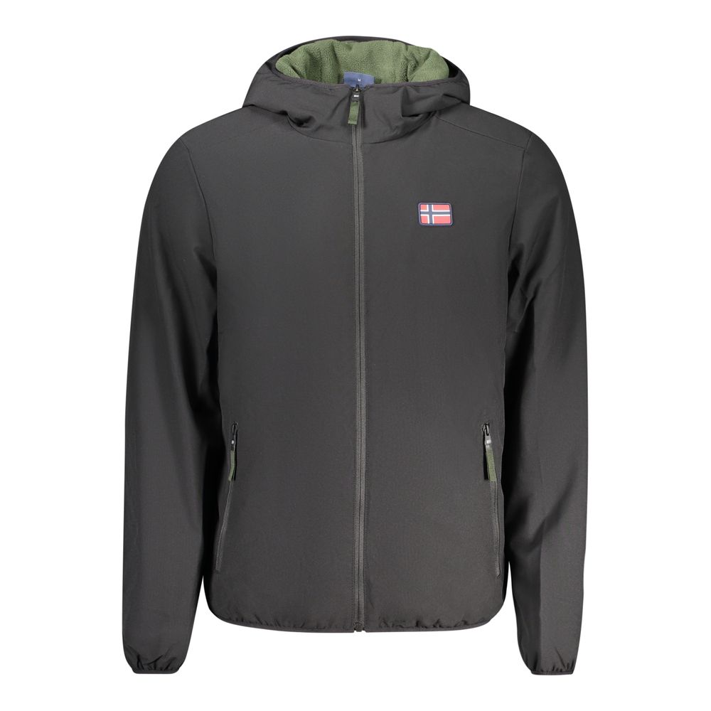 Norway 1963 Schwarze Polyester-Herrenjacke