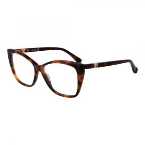 Max Mara Brillenrahmen aus braunem Acetat
