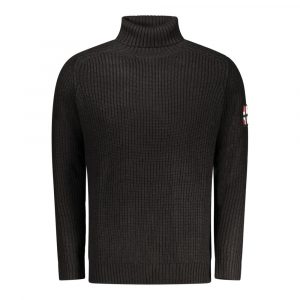 Norway 1963 Schwarzer Wollpullover für Herren