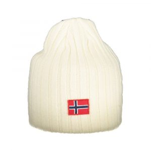 Norway 1963 Weiße Polyester-Mütze für Herren