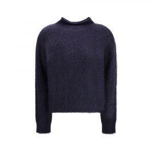 Max Mara Blauer Polyamid-Pullover