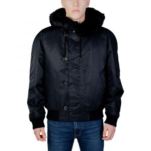 Hugo Boss Schwarze Bomberjacke aus Polyamid