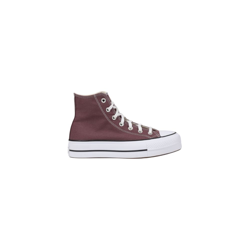 Converse Lila Stoff-Plateau-Sneaker