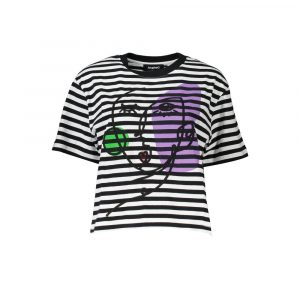 Desigual Baumwoll-T-Shirt in Schwarz