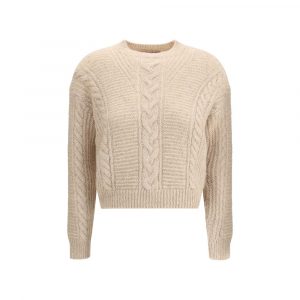 Max Mara Beiger Polyamid-Sweater