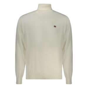 Norway 1963 Weißer Polyester-Pullover