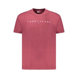 Tommy Hilfiger Rotes Baumwolle MĂ€nner T-Shirt