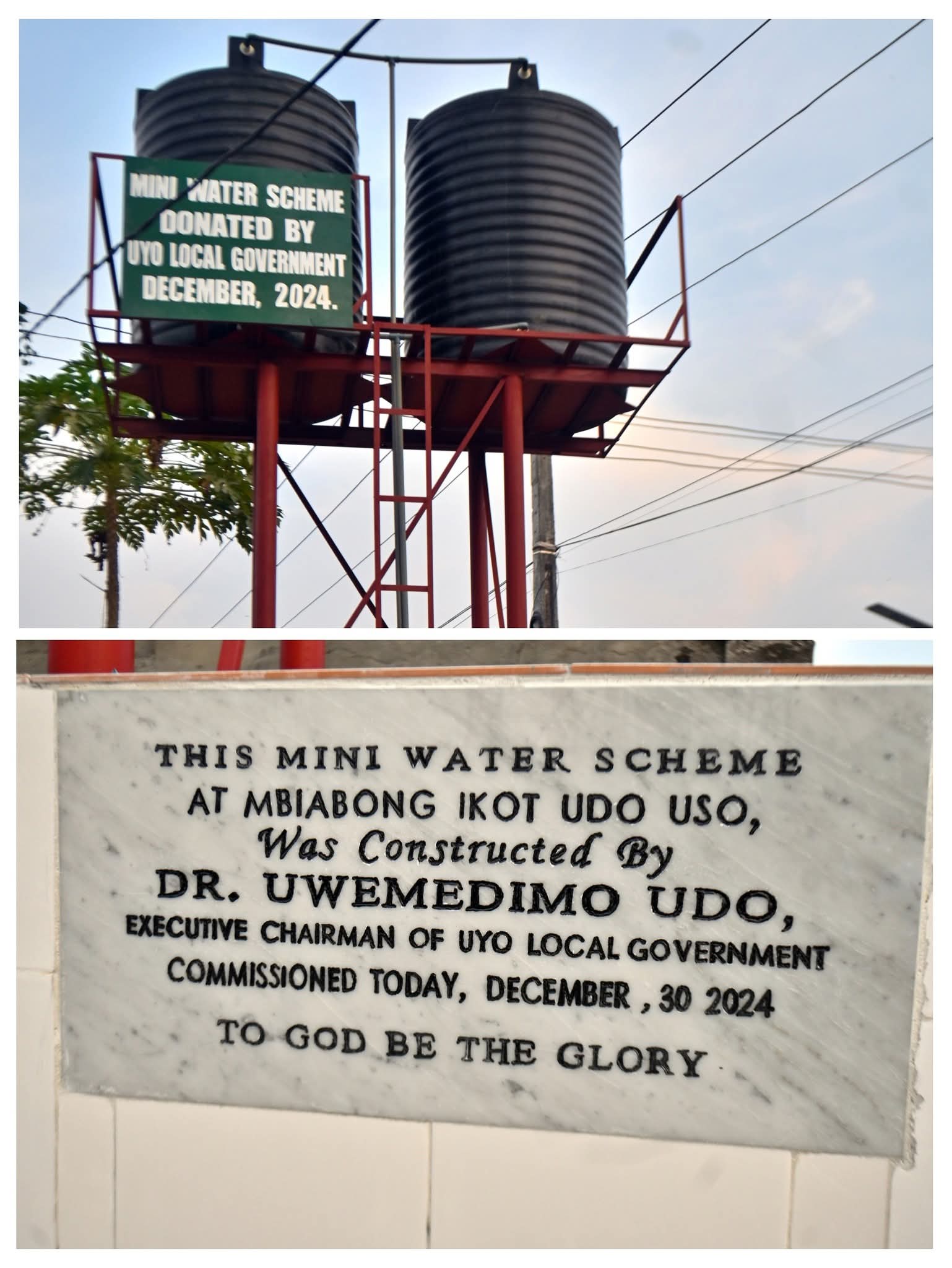 Mini Water Scheme in  Mbiabong Ikot Udo Uso