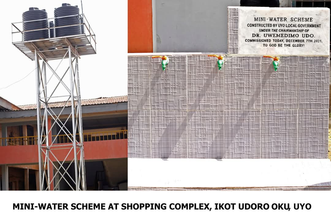 Mini Water Scheme at Shopping Centre, Ikot Udoro Oku