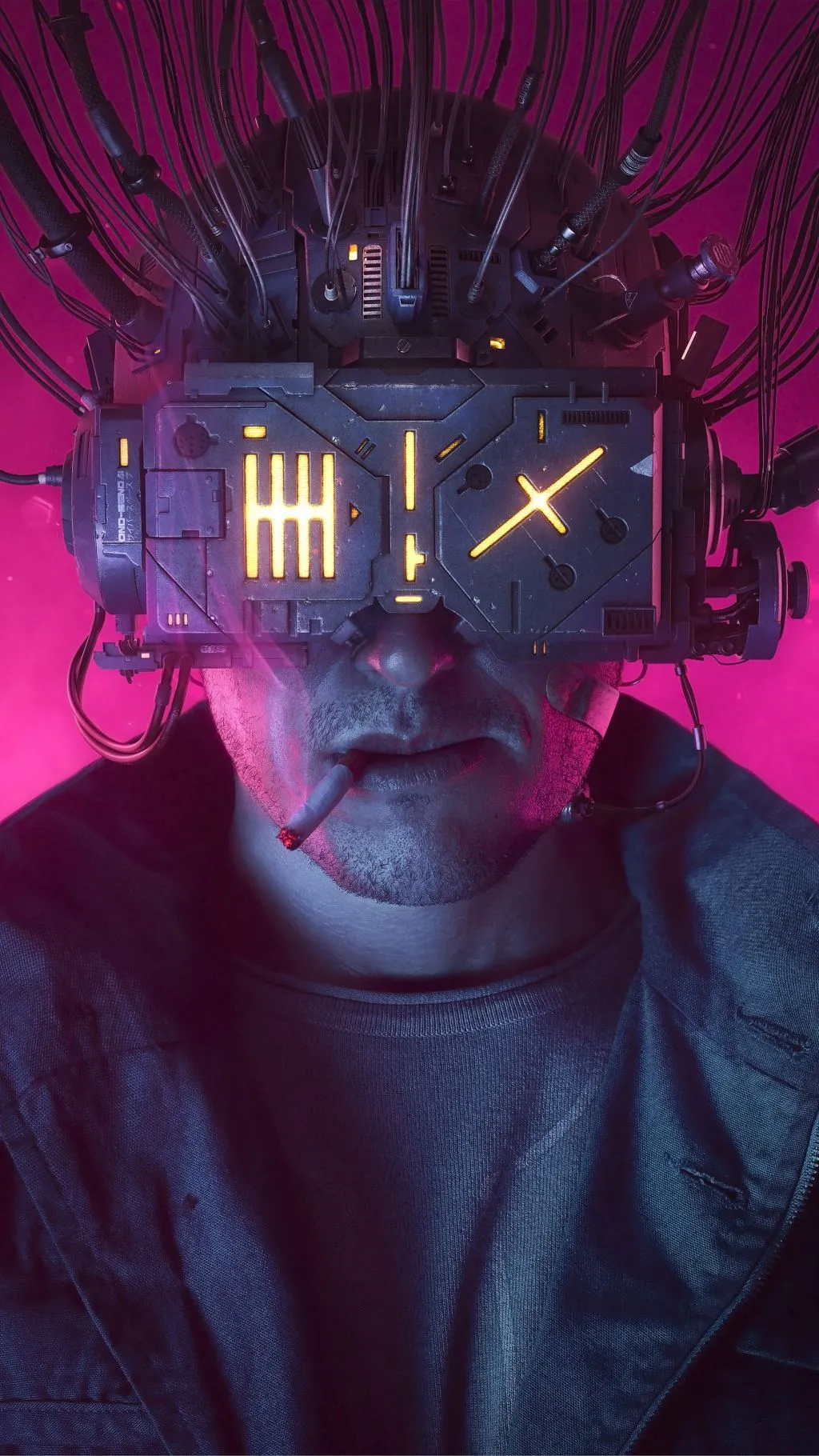 Cyberpunk Hacker Mobile Wallpaper in HD