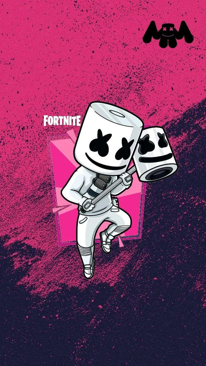 Fortnite Marshmello Iconic Gamer Skin Artwork Wallpaper