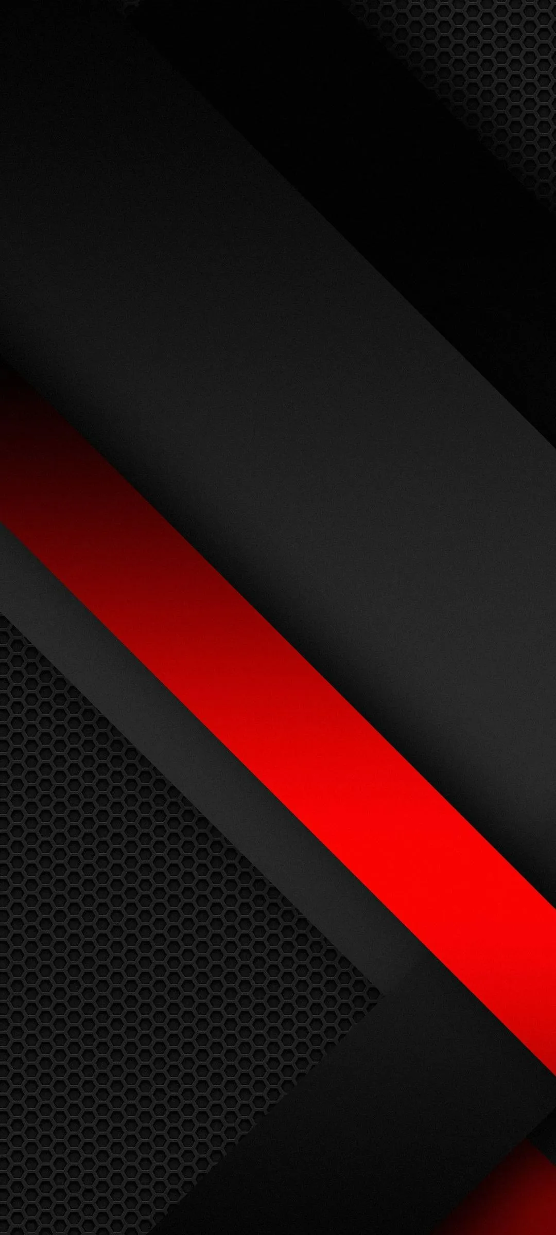 Minimal Red and Black Abstract Tech Style Design Wallpaper