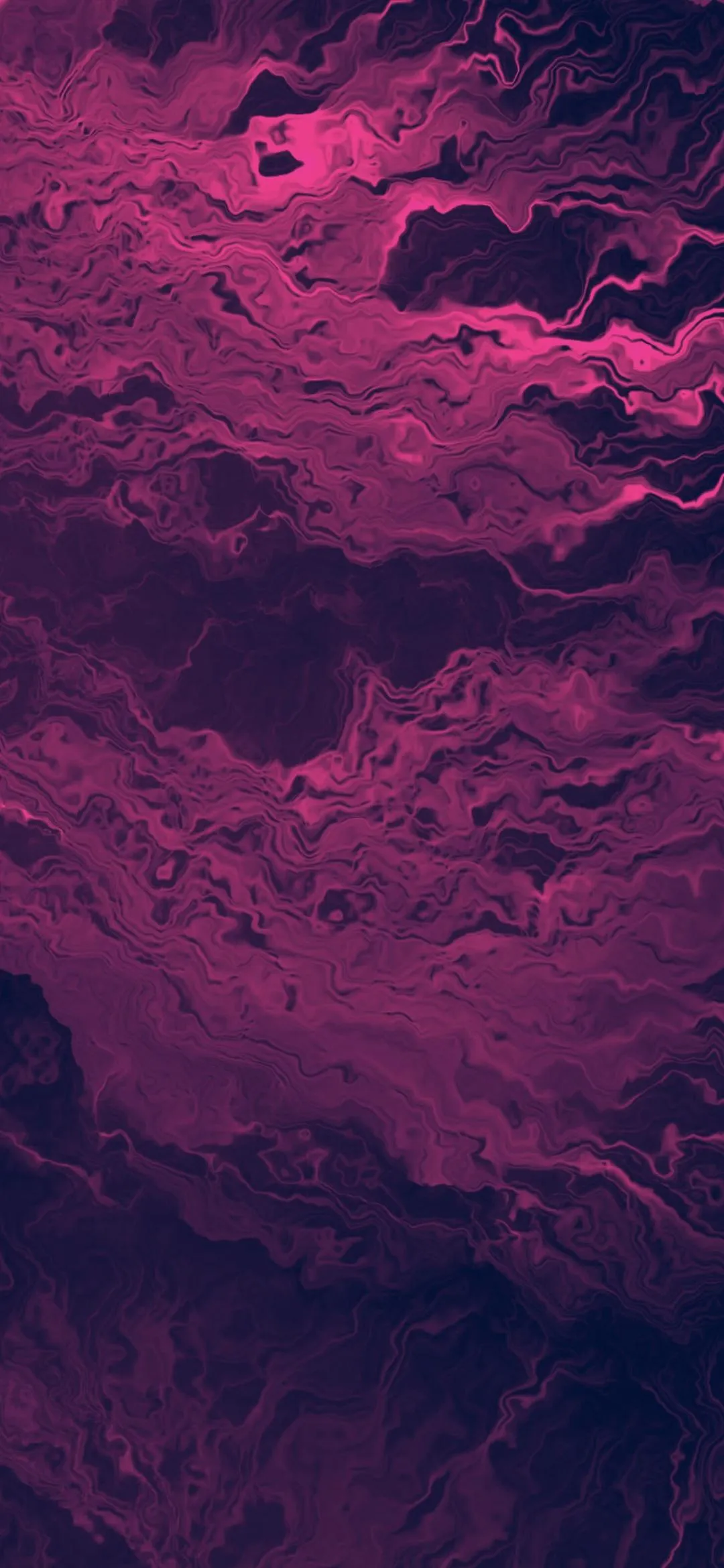 Purple Clouds Over Horizon in Vibrant Abstract Art Wallpaper