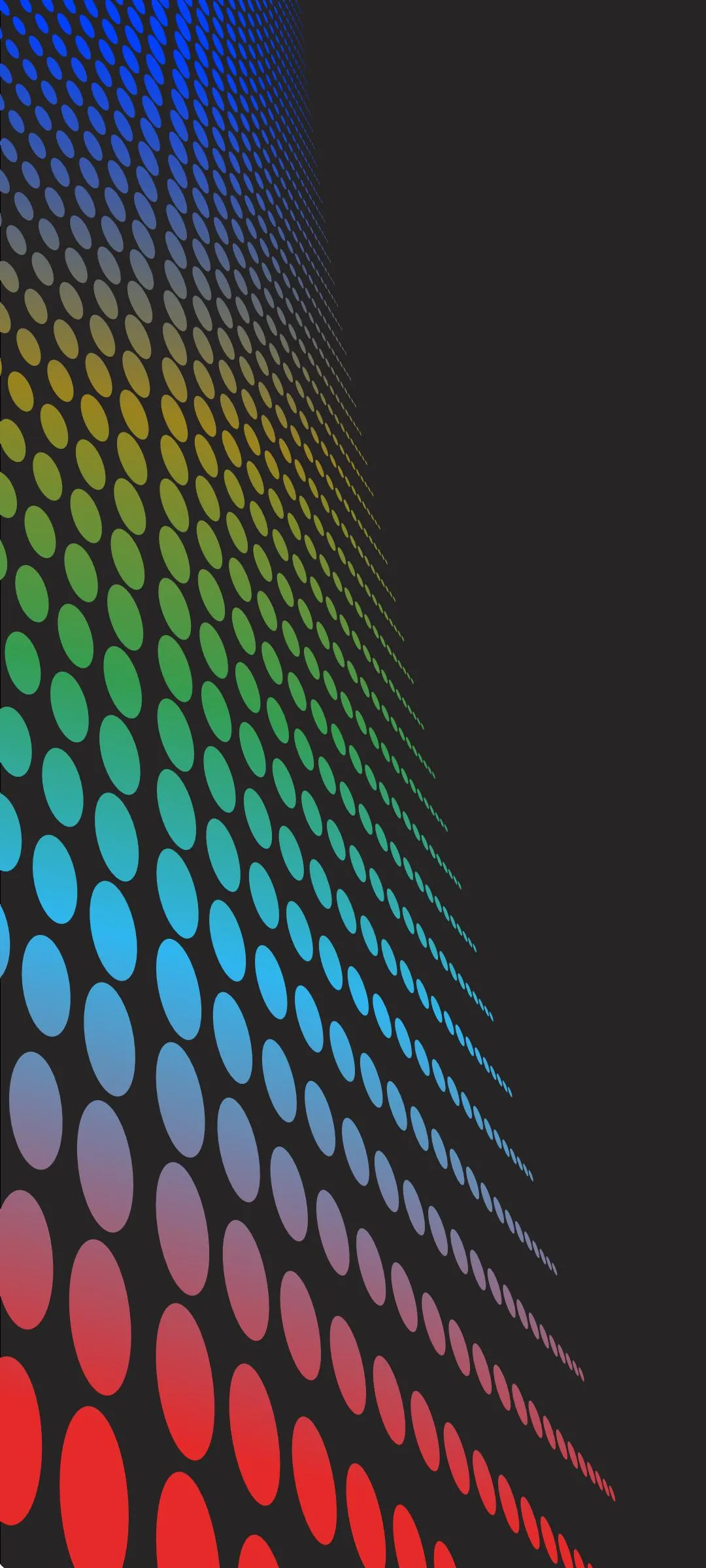 Rainbow Grid Light Pattern Abstract Tech Design Wallpaper