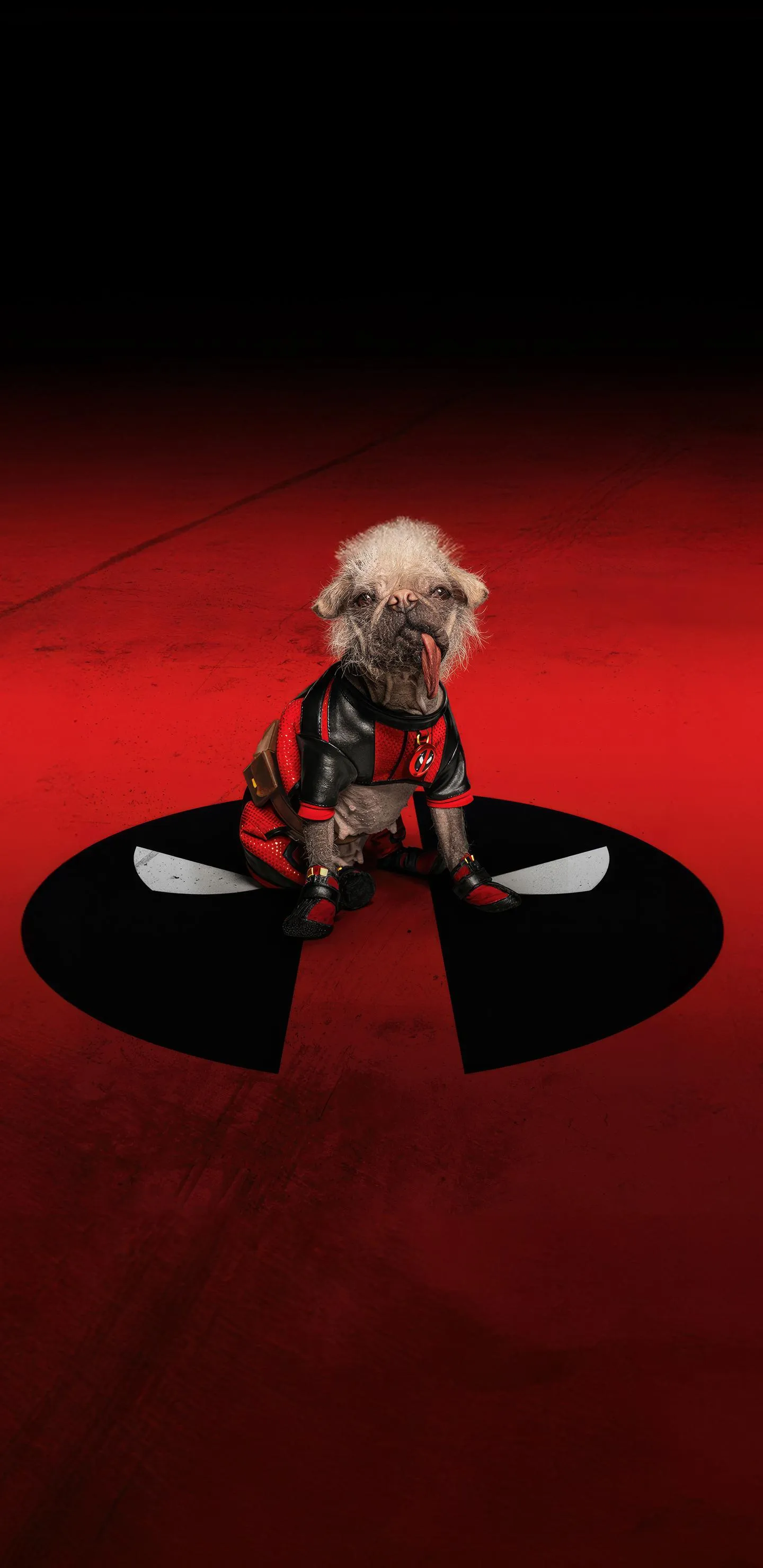 Red Background Abstract Character Artistic Wallpaper