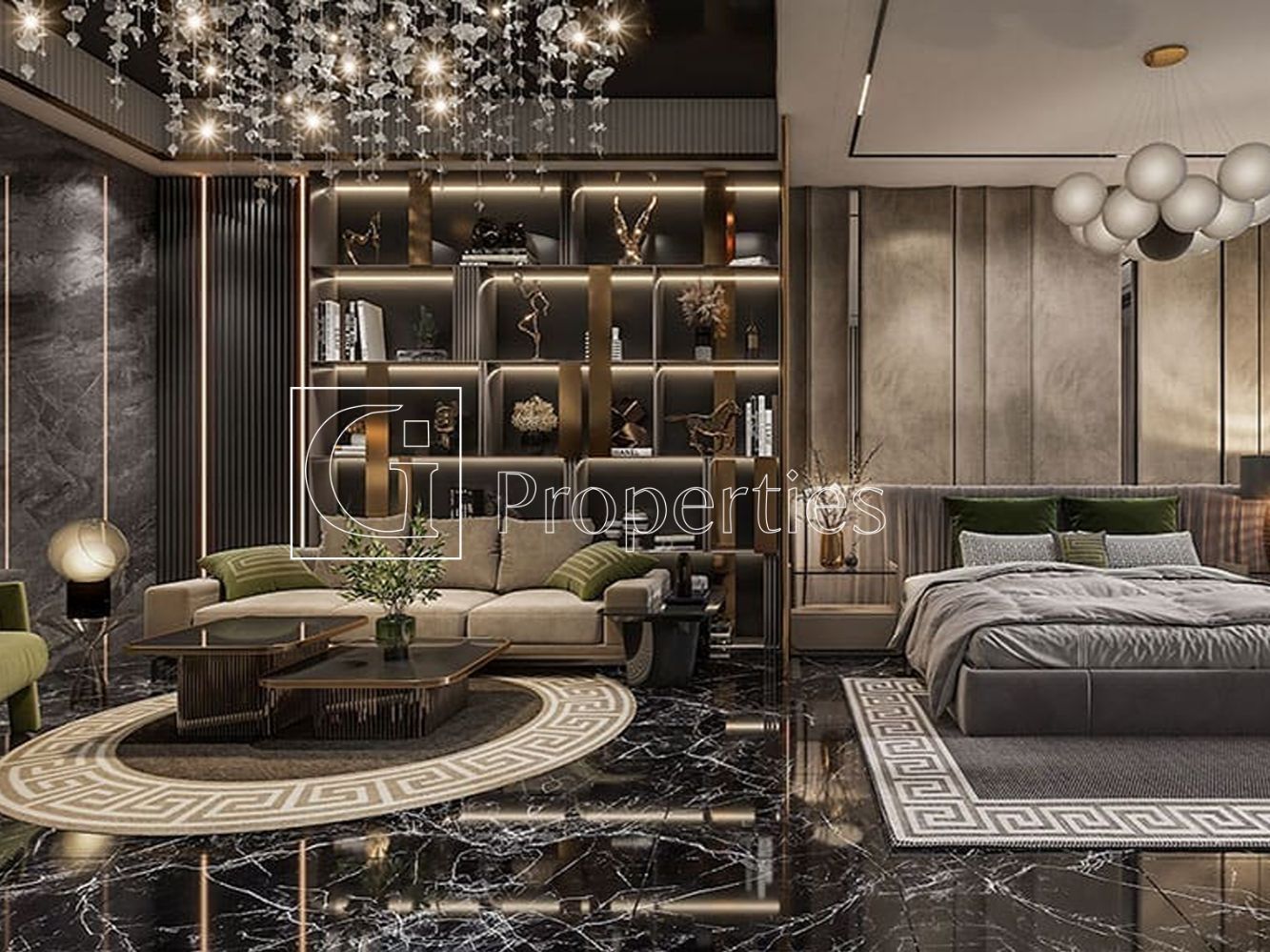 Luxury 1BR | Private Pool | Large Layout - 2
