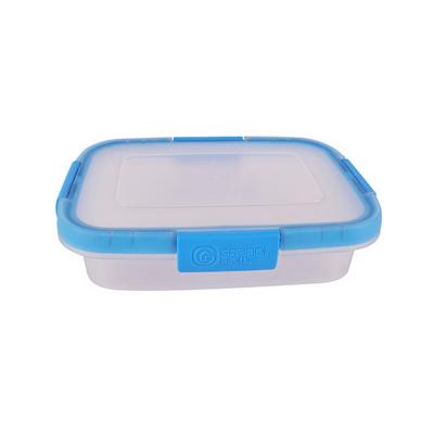 Hygenic Food Container Rectangle 0.7 Liter Clear And Gray