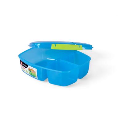 Triple-Split Lunch Box 2L Purple