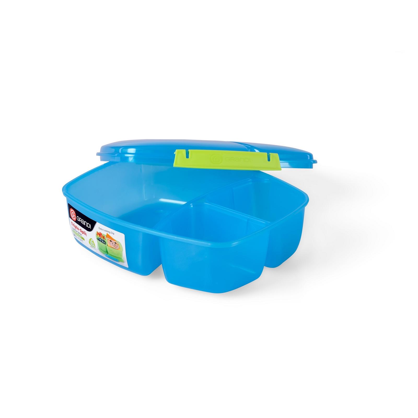 Triple-Split Lunch Box 2L Purple