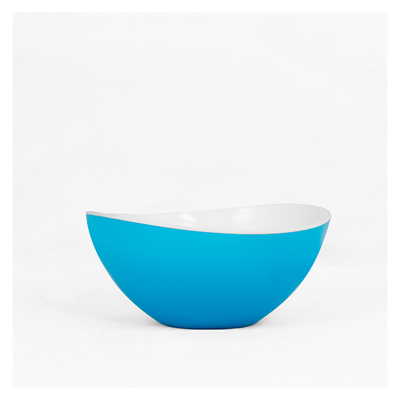 Grandi Home Glassy Bowl Large Light green And Orange