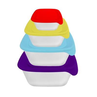 Classic square box set 4 pieces Multi-Color