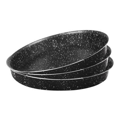 Grandi Cook Marble Pizza Tray set 26-28-30 Granite Blue
