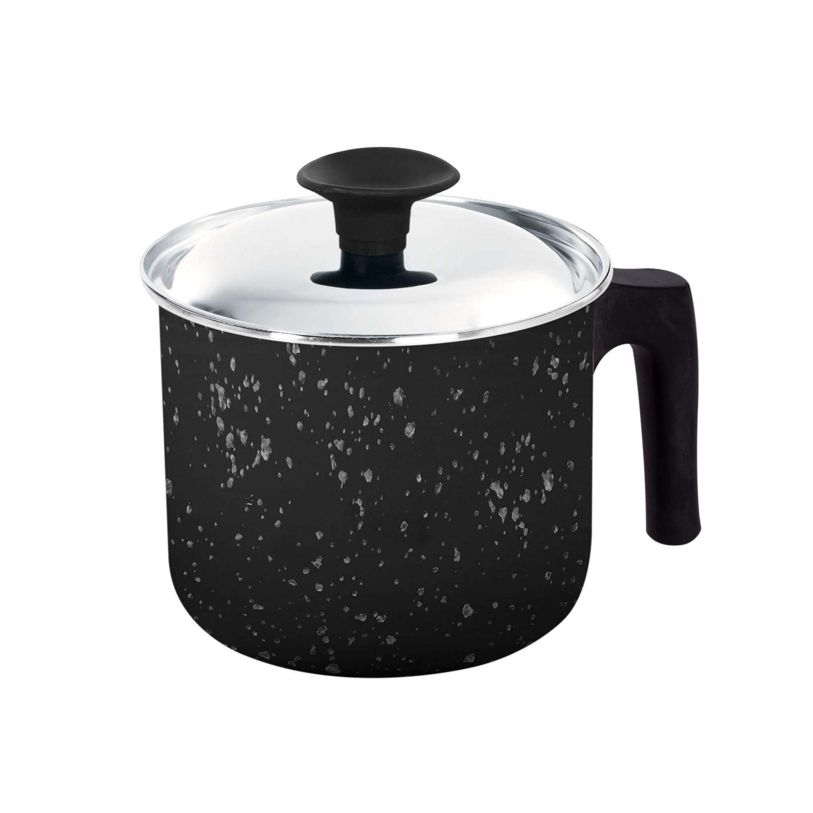 Grandi Cook Marble Laban 14 Cm with Stainless Cover Marbel Red