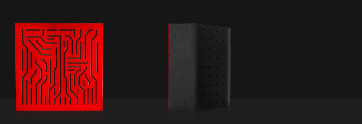 ARTNOVION AZTEKA W-Bass Trap HP Panneau Acoustique Absorbant (Lot de 2 Panneaux) — ARTNOVION Acoustics Panels