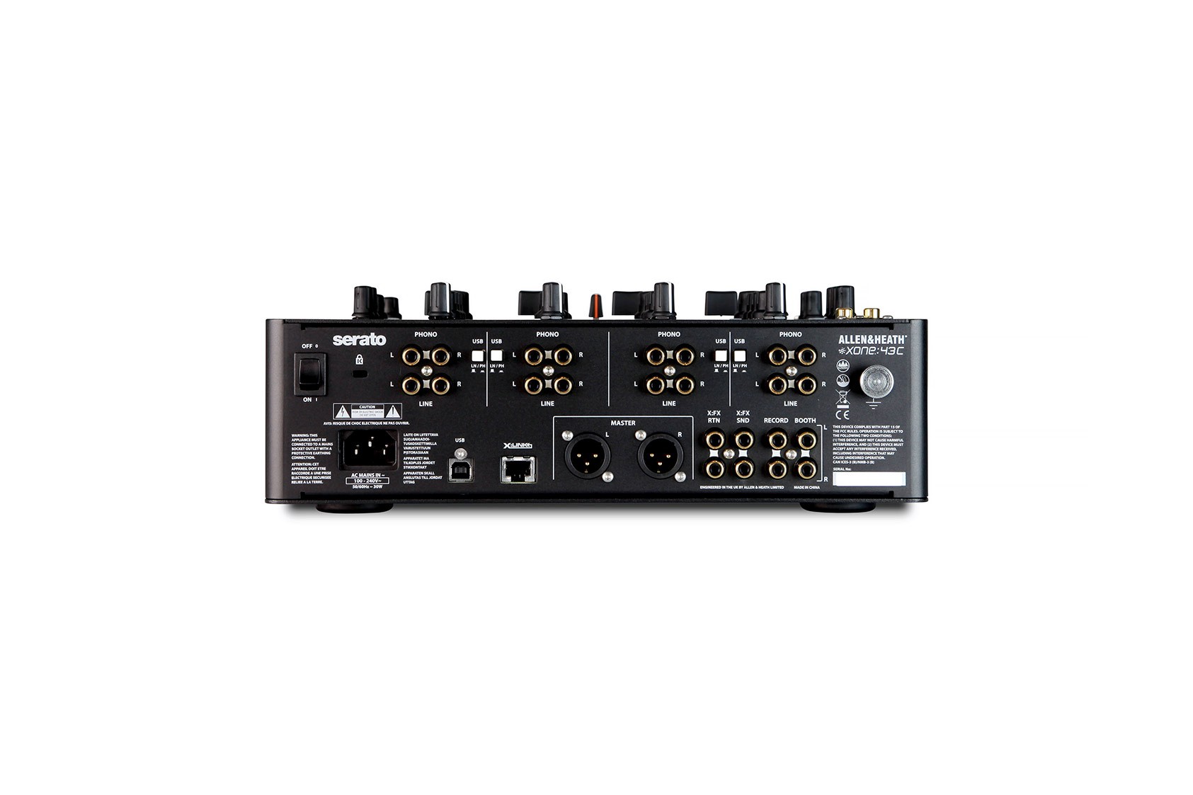 Allen & Heath Xone 43C 4 Canaux + Carte Son Intégré