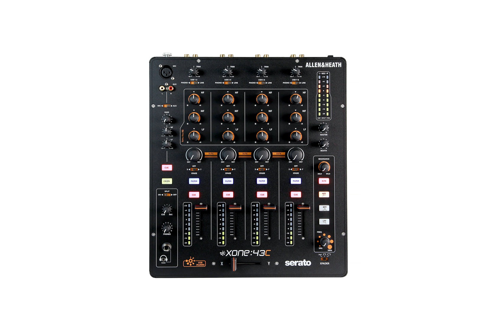 Allen & Heath Xone 43C 4 Canaux + Carte Son Intégré