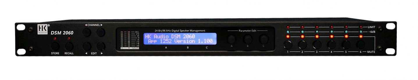 HK Audio DSM2060 Processeur de Diffusion 2 In/6 Out — HK Audio