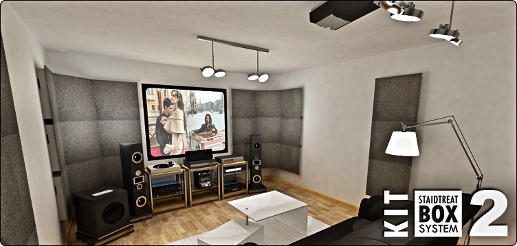 JOCAVI Staidtreat System Kit Box 2® Panneaux Acoustiques Pour Pièce de 17 à 24m2