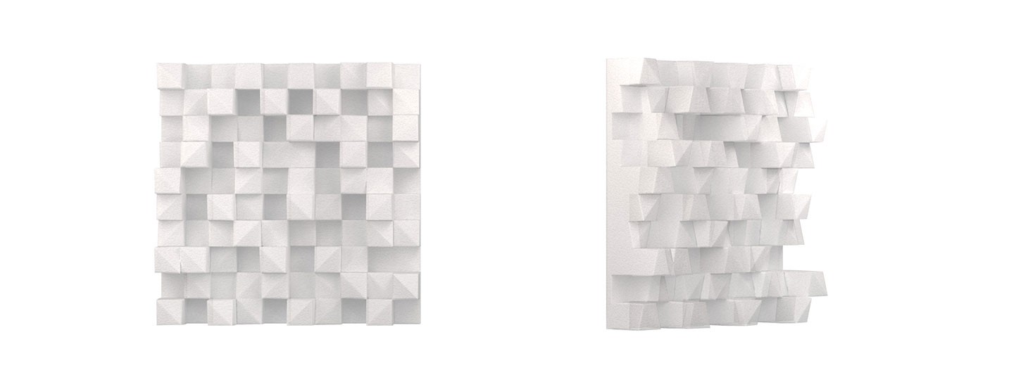 ARTNOVION MYRON E-Diffuser Panneau Acoustique Diffusant (Lot de 6 Panneaux)