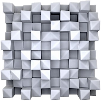 ARTNOVION MYRON E-Diffuser Panneau Acoustique Diffusant (Lot de 4 Panneaux) — ARTNOVION Acoustics Panels