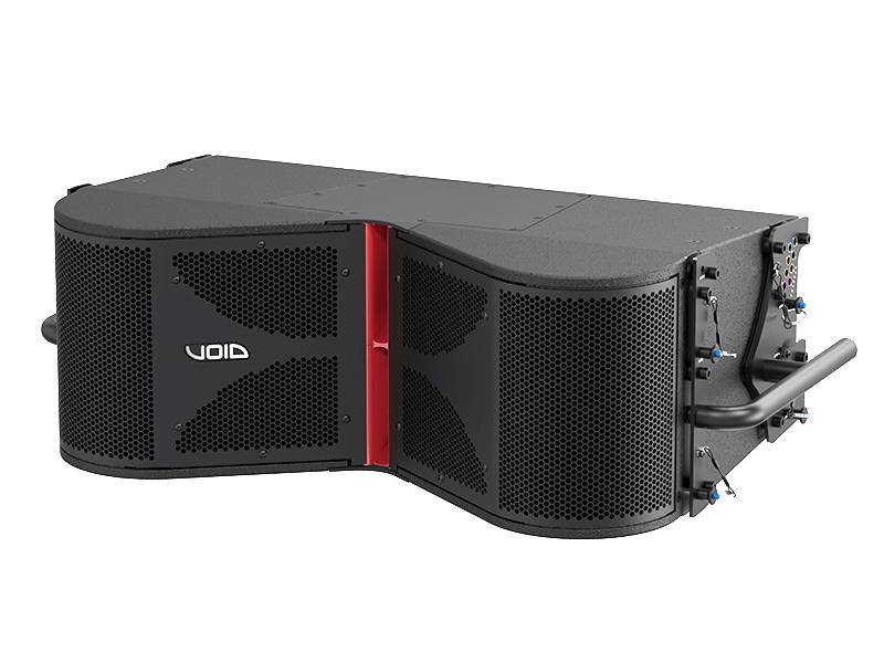VOID ARCLINE 8 Enceinte Line Array Active 3 Voies 1'000 Watts AES (Pack de 4 Enceintes En Flightcase) — Void Acoustics