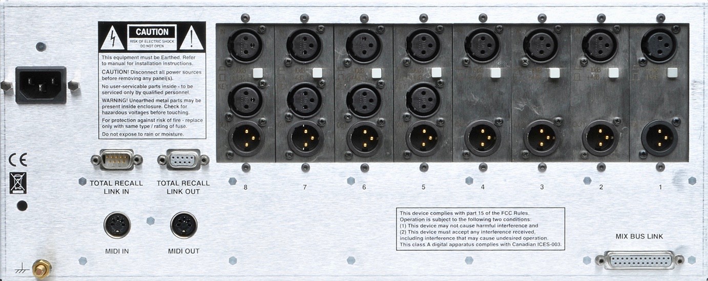 SSL XLogic™ X-Rack 8 Modules Dynamiques